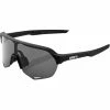 100% S2 Soft Tact Black Smoke Lens Sunglasses
