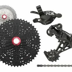 Sram Mini Groupe NX 1x11v Avec Cassette Sunrace MX8 Noir