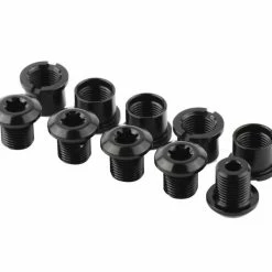 Absolute Black Kit De 5 Vis + Cheminées Pour Plateaux. Pièces Détachées Pour VTT 2020