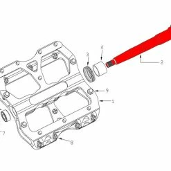 Reverse Components Kit Axes Pour Pédales Escape