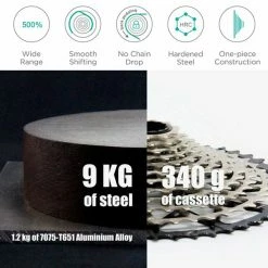 Garbaruk Cassette Standard HG 12 Vitesses Noir 11 Garbaruk Cassette Standard HG 12 Vitesses Noir -Vélos Remise 432631 13