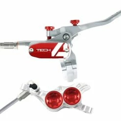 Hope Frein à Disque Arrière Tech 4 V4 Argent / Rouge 2023