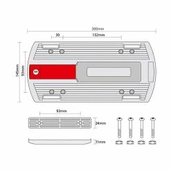 KLICKFIX GTA ADAPTER Plaque Adaptatrice De Porte-bagages -Vélos Remise 5A367C245C9996B456839F4DBE67F23A