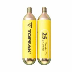 Topeak Lot De 2 Cartouches CO2 Avec Filetage 25 G