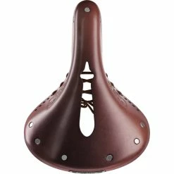 Selle Femme Brooks England B17S Imperial -Vélos Remise Brooks England B17 Carved Short Ladies Saddle Saddles Brown NotSet B211DILA17205 1
