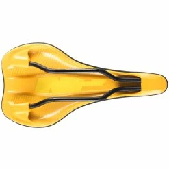 Selle Nukeproof Vector DH Pro (titane, Alliage) -Vélos Remise Nukeproof Vector Downhill Pro Ti Alloy Saddle Saddles Black Yellow NotSet 80511610014 1