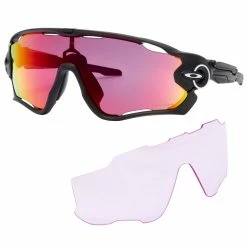Lunettes De Soleil Oakley Jawbreaker PRIZM (noir Mat, Deux Verres)