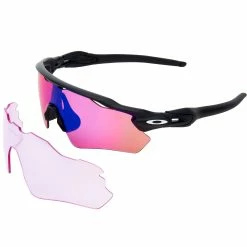 Lunettes De Soleil Oakley Radar EV PRIZM (noir Mat, Deux Verres) -Vélos Remise Oakley Radar EV Path Matte Black PRIZM Dual Lens Sunglass Sunglasses Black Exclusive 2021 1
