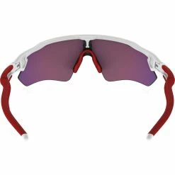 Lunettes De Soleil Oakley Radar EV Prizm (route) 8 Lunettes De Soleil Oakley Radar EV Prizm (route) -Vélos Remise Oakley Radar EV Prizm Road Sunglasses Performance Sunglasses White Red 2015 OO9208 05 1