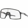 Oakley Sutro Matte Carbon Clear Photochromic Sunglasses