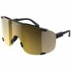 POC Devour Sunglasses Road Lens -Vélos Remise POC Devour Sunglasses Road Lens Sunglasses Black Gold 2022 MA10011002VGM1