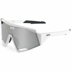 KOO Spectro White Sunglasses (Super Silver Lens)