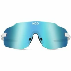 KOO Supernova White Sunglasses (Mirror Lenses) -Vélos Remise SUPERNOVA20FRONT WHITE20TURQUOISE