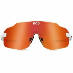 KOO Supernova White Sunglasses (Red Mirror Lens) -Vélos Remise SUPERNOVA20FRONT WHITE RED