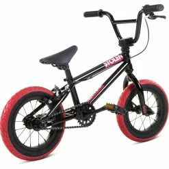 Stolen Agent 12" BMX Bike (2022) -Vélos Remise Stolen Agent 12 BMX Bike Black Red 2022 03