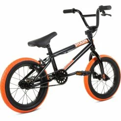 Stolen Agent 14" BMX Bike (2022) -Vélos Remise Stolen20Agent201420BMX20Bike20Black20Dark20Neon20Orange2020222003